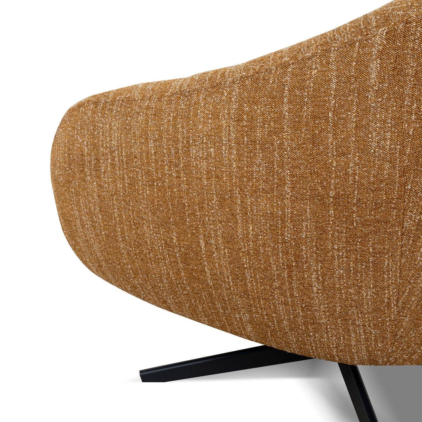 Arlo Swivel Armchair - Ginger Brown