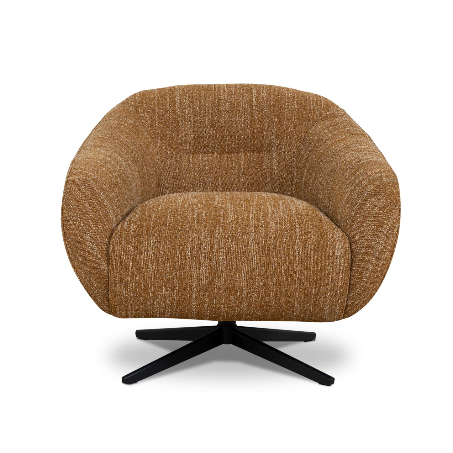 Arlo Swivel Armchair - Ginger Brown