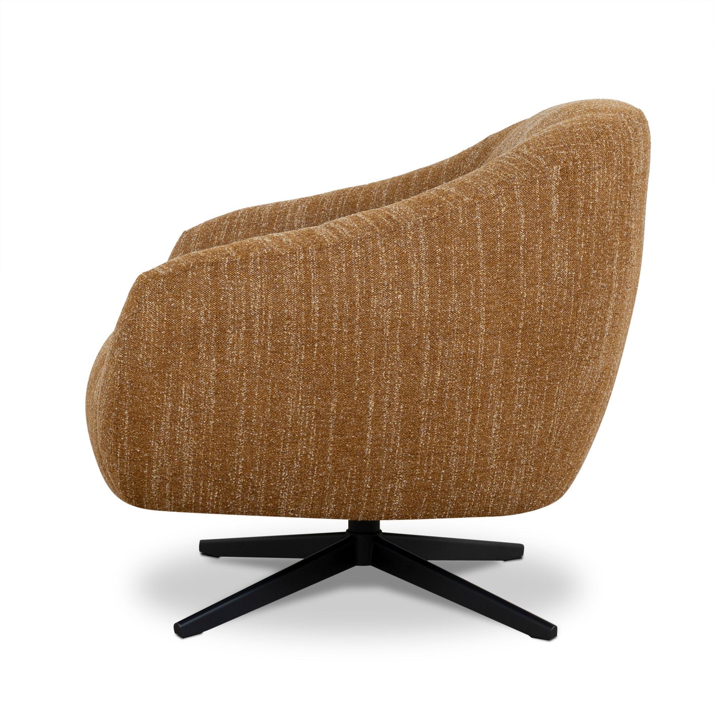 Arlo Swivel Armchair - Ginger Brown