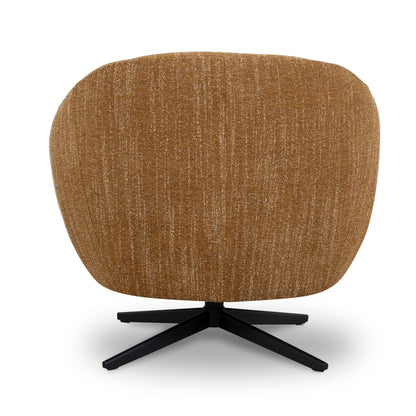 Arlo Swivel Armchair - Ginger Brown