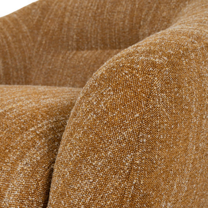 Arlo Swivel Armchair - Ginger Brown