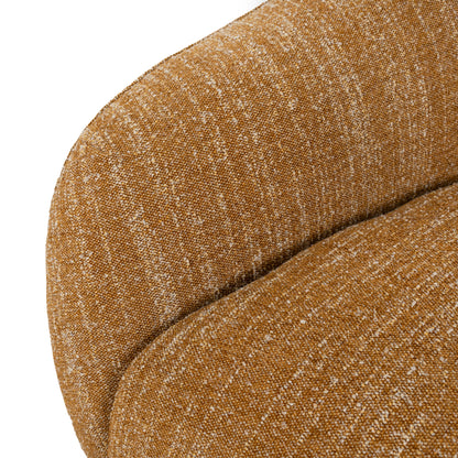 Arlo Swivel Armchair - Ginger Brown