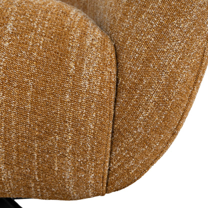 Arlo Swivel Armchair - Ginger Brown