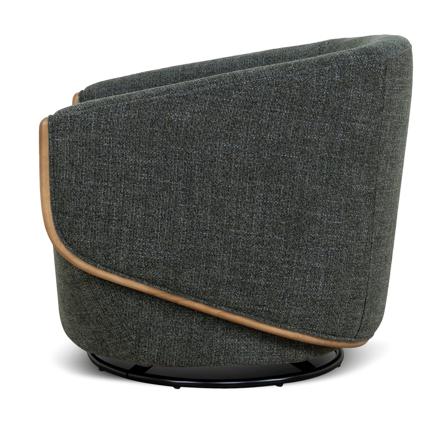 Camden Swivel Armchair - Moss Green
