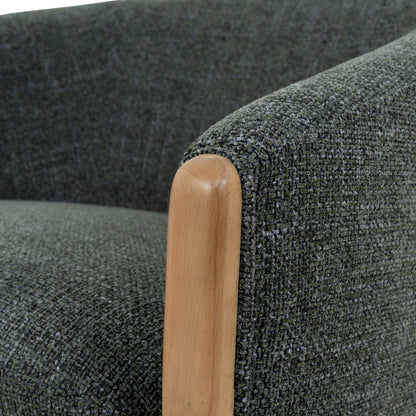 Camden Swivel Armchair - Moss Green