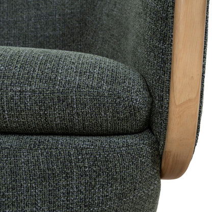 Camden Swivel Armchair - Moss Green