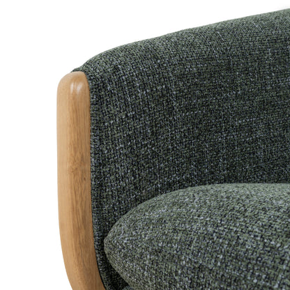 Camden Swivel Armchair - Moss Green