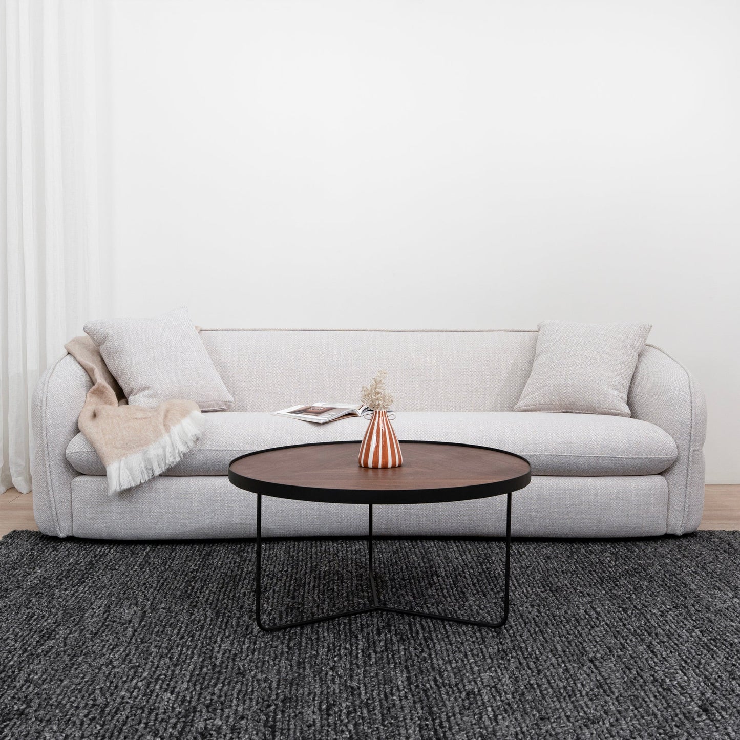 Aria 3 Seater Sofa - Taupe Beige