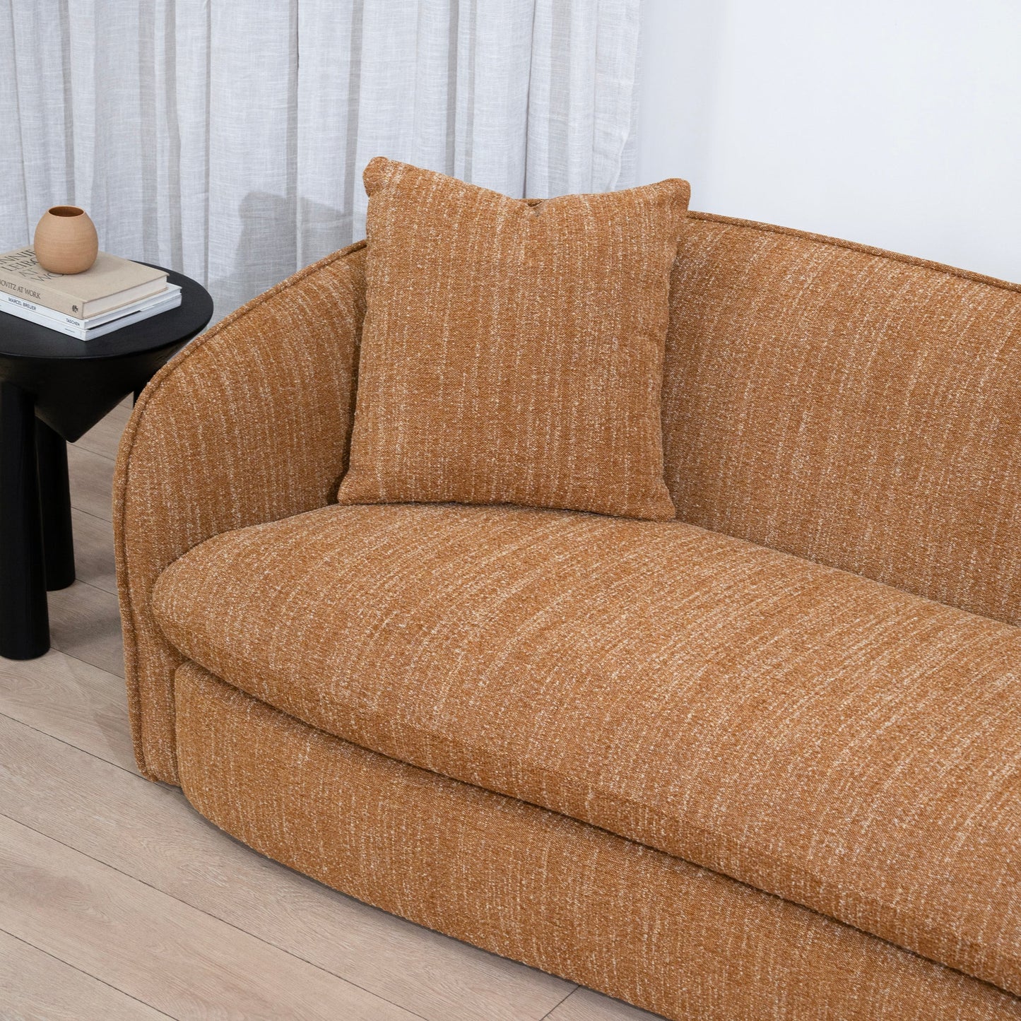 Aria 3 Seater Sofa - Ginger Brown