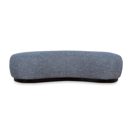 Aldona 1.8m Long Ottoman - Prussian Blue