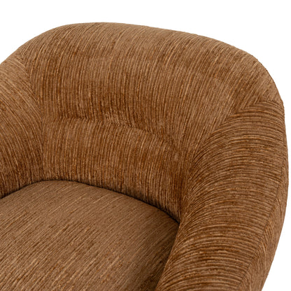 Arlo Swivel Armchair - Honey Gold