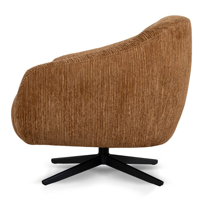 Arlo Swivel Armchair - Honey Gold