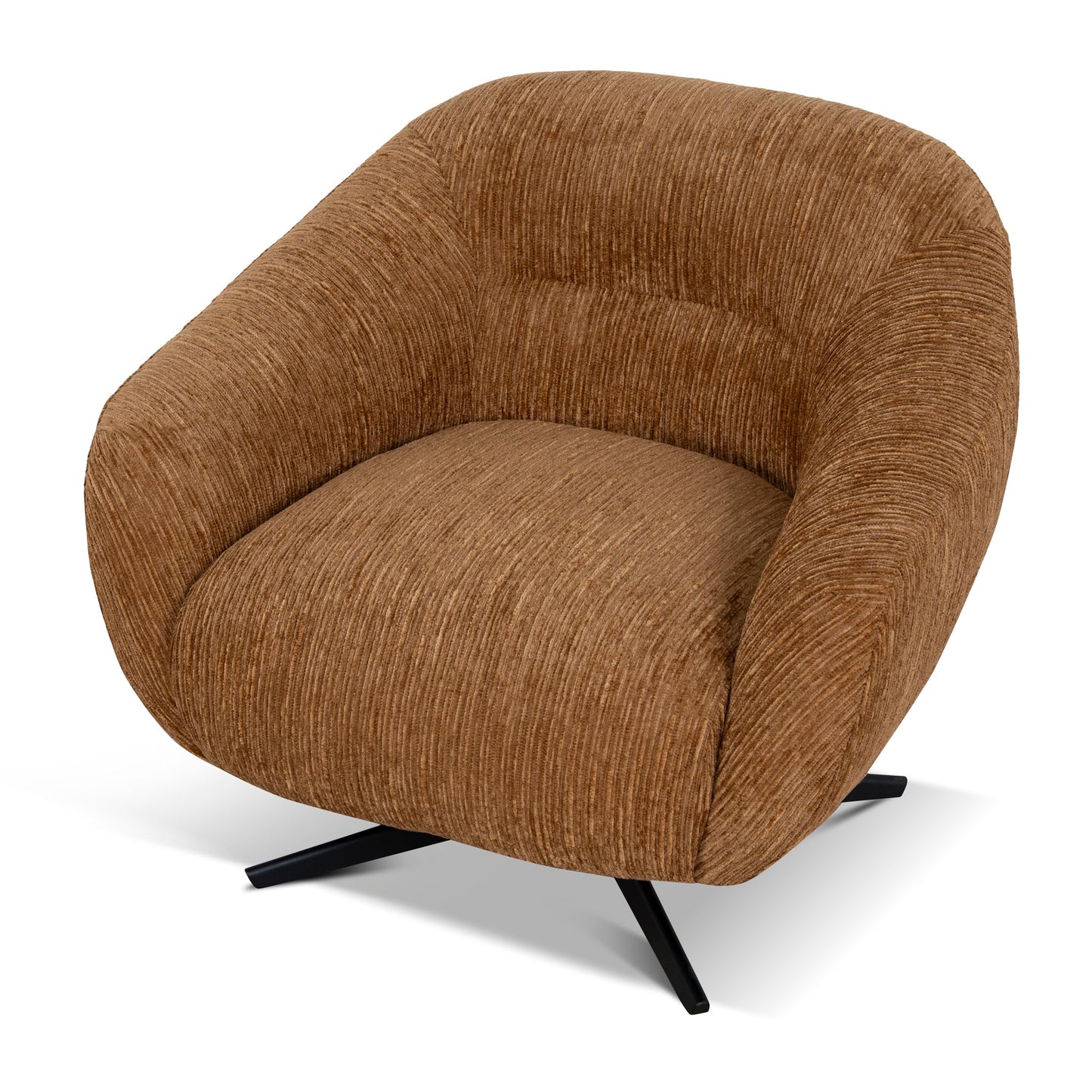 Arlo Swivel Armchair - Honey Gold