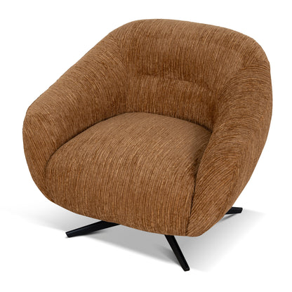 Arlo Swivel Armchair - Honey Gold