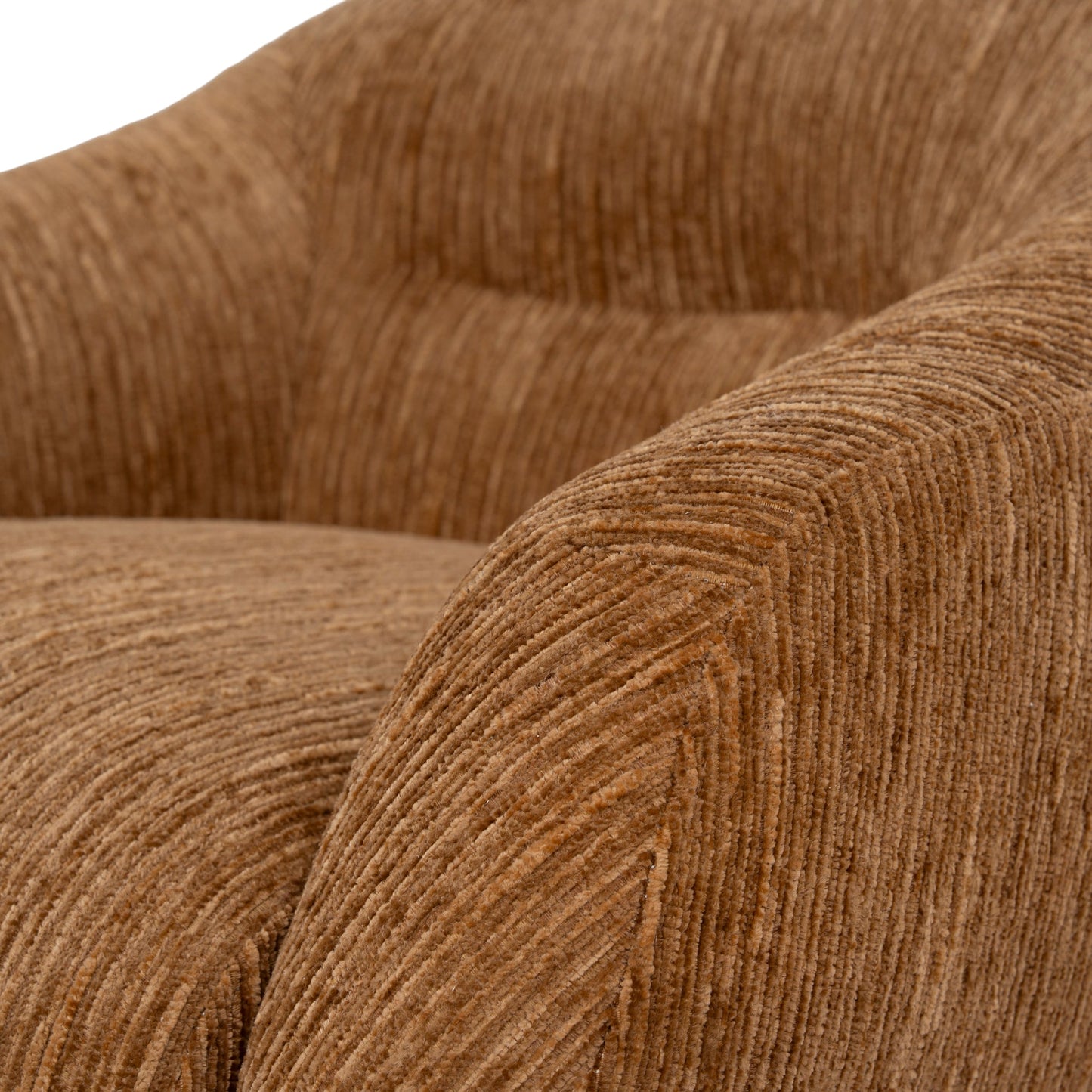 Arlo Swivel Armchair - Honey Gold