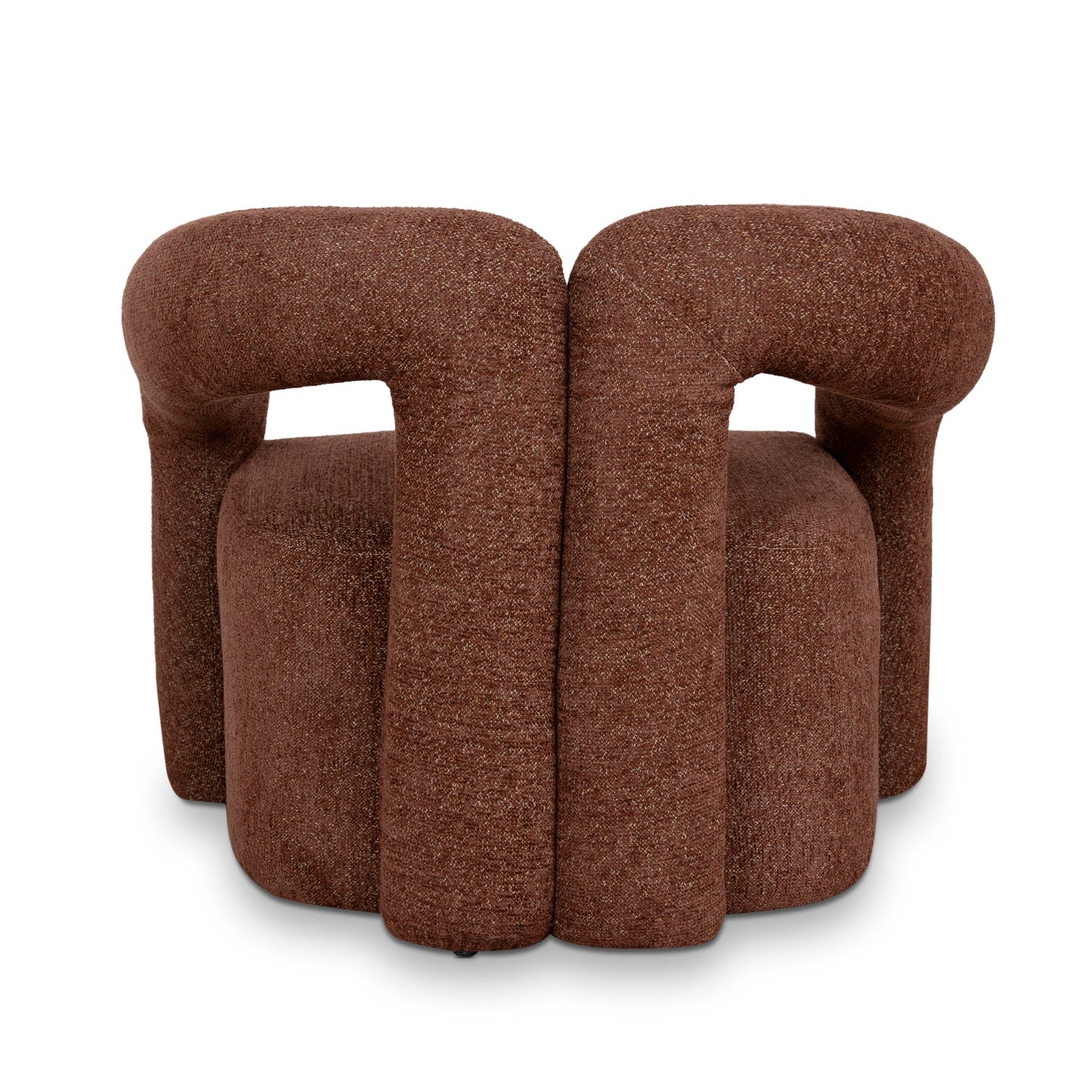Barta Fabric Armchair - Warm Brown
