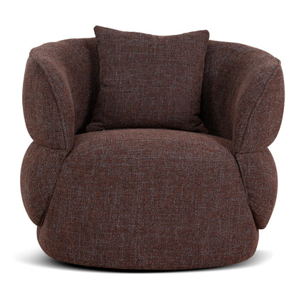 Arima Swivel Armchair - Moss Brown