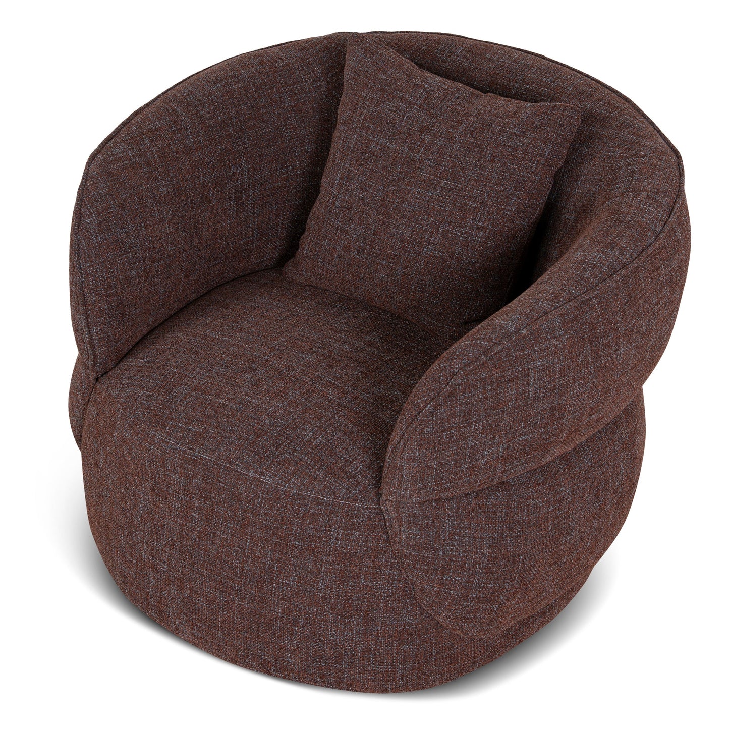 Arima Swivel Armchair - Moss Brown