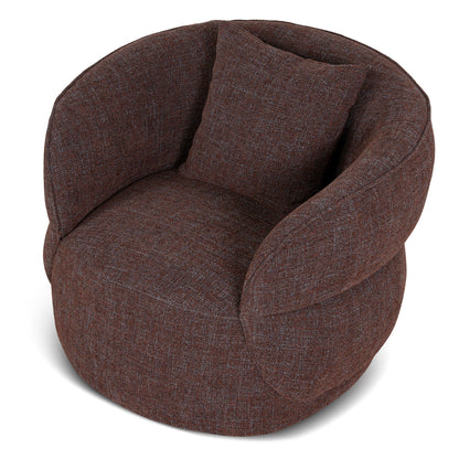 Arima Swivel Armchair - Moss Brown