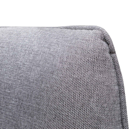 Chapman 2 Seater Fabric Sofa- Graphite Grey