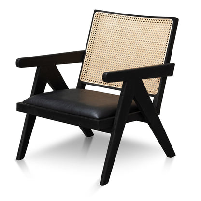 Castro Rattan Armchair - Black