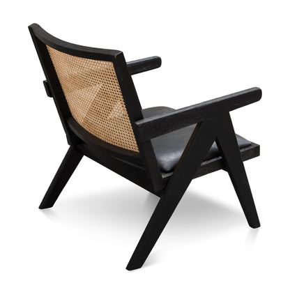 Castro Rattan Armchair - Black