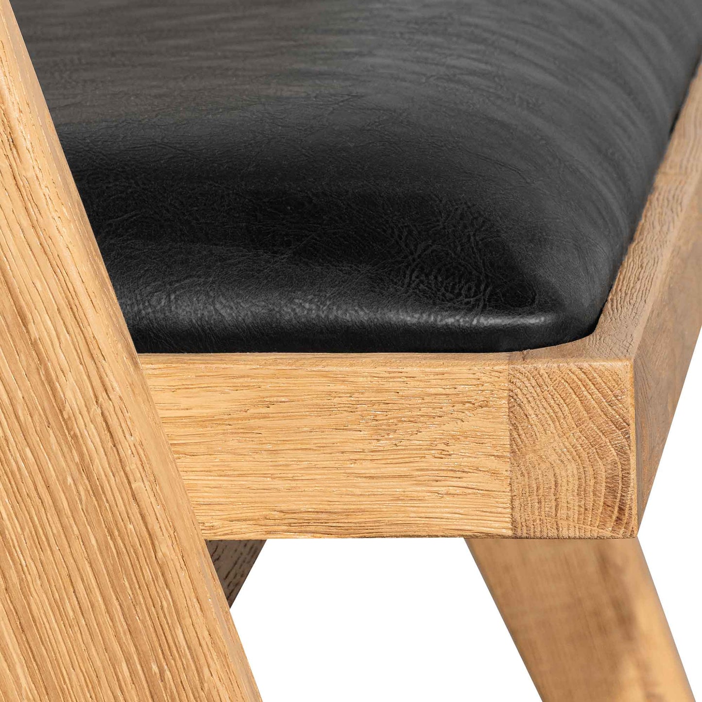 Castro Rattan Armchair - Distress Natural and Black Seat