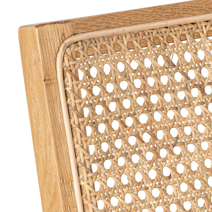 Castro Rattan Armchair - Distress Natural and Black Seat