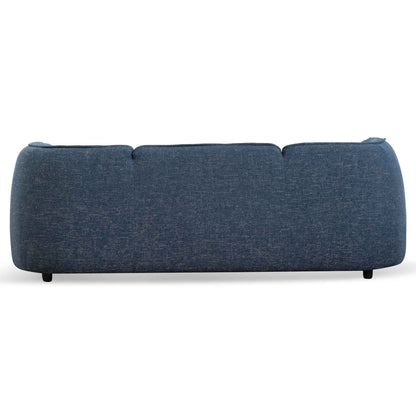 Chapman 3 Seater Fabric Sofa - Dark Blue
