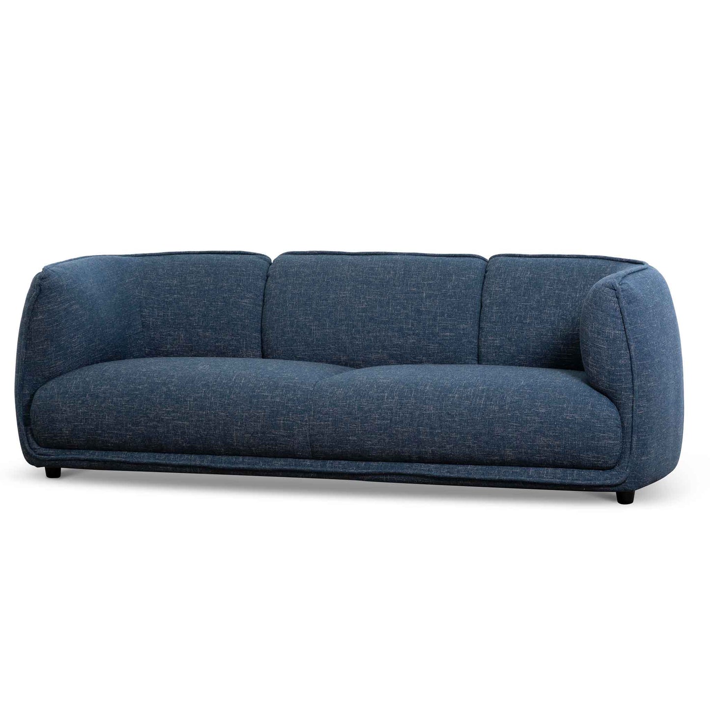 Chapman 3 Seater Fabric Sofa - Dark Blue