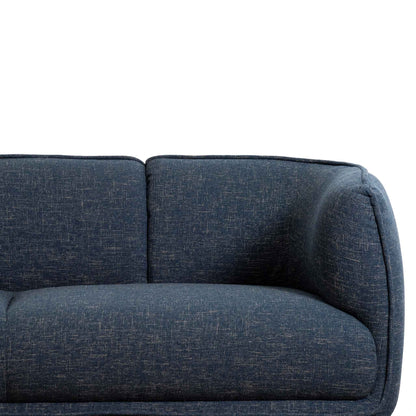 Chapman 3 Seater Fabric Sofa - Dark Blue