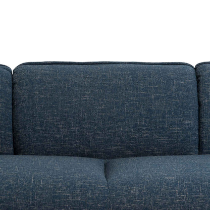 Chapman 3 Seater Fabric Sofa - Dark Blue