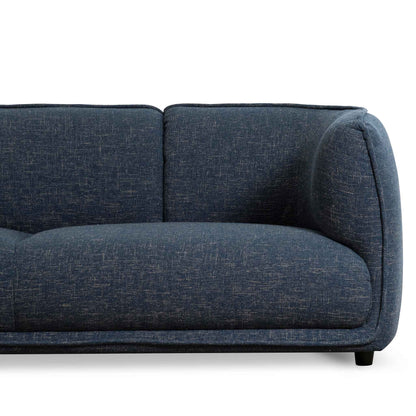 Chapman 3 Seater Fabric Sofa - Dark Blue
