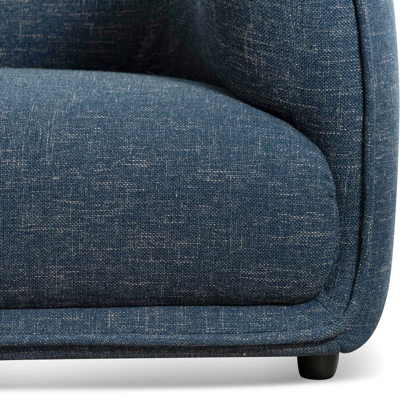 Chapman 3 Seater Fabric Sofa - Dark Blue