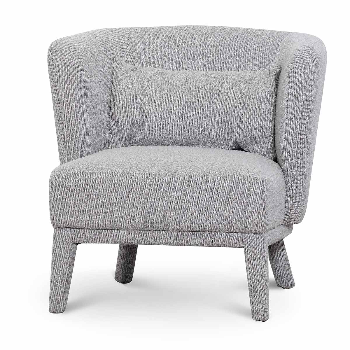 Daley Armchair - Ash Grey Boucle