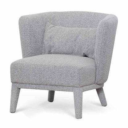 Daley Armchair - Ash Grey Boucle