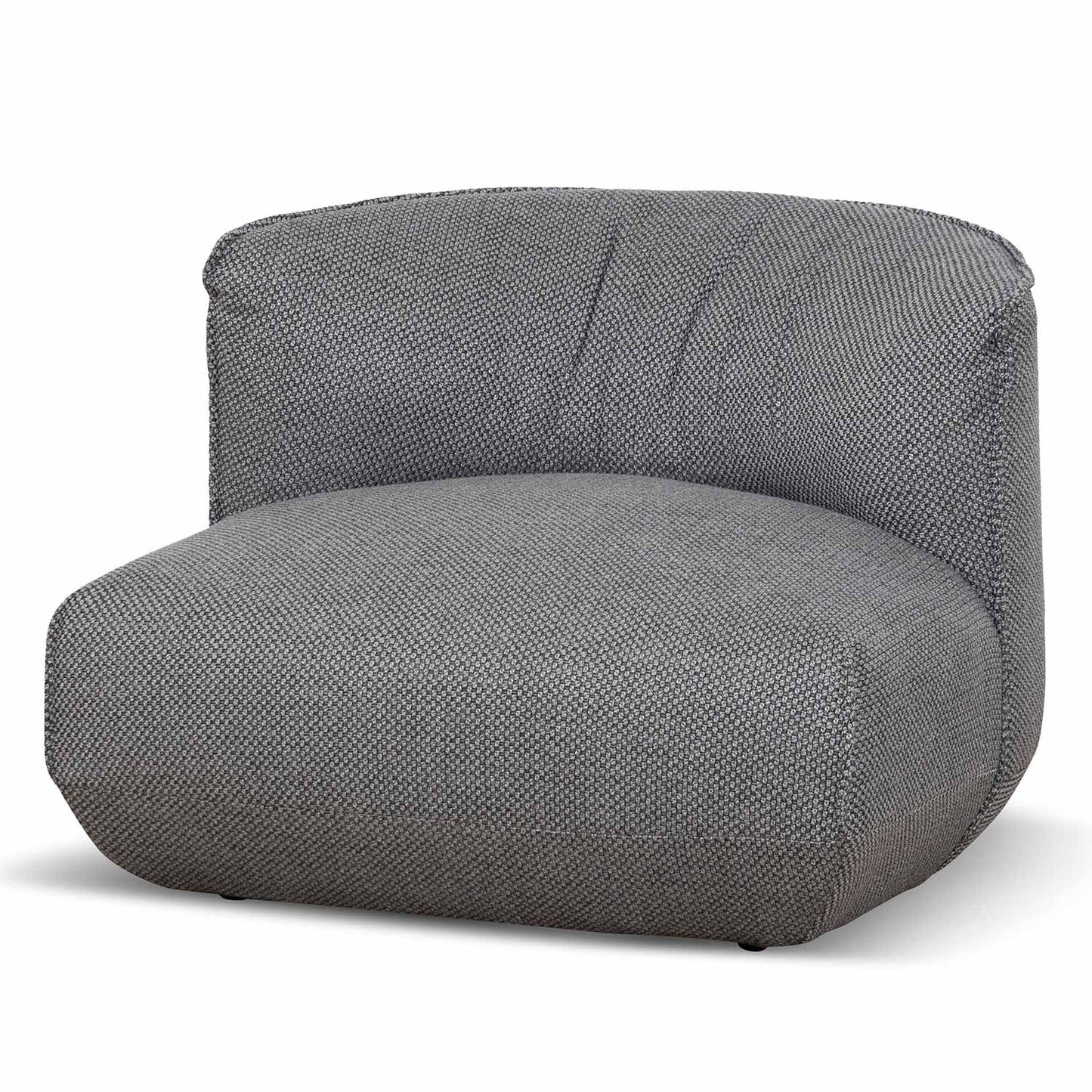 Alita Fabric Lounge Chair - Noble Grey