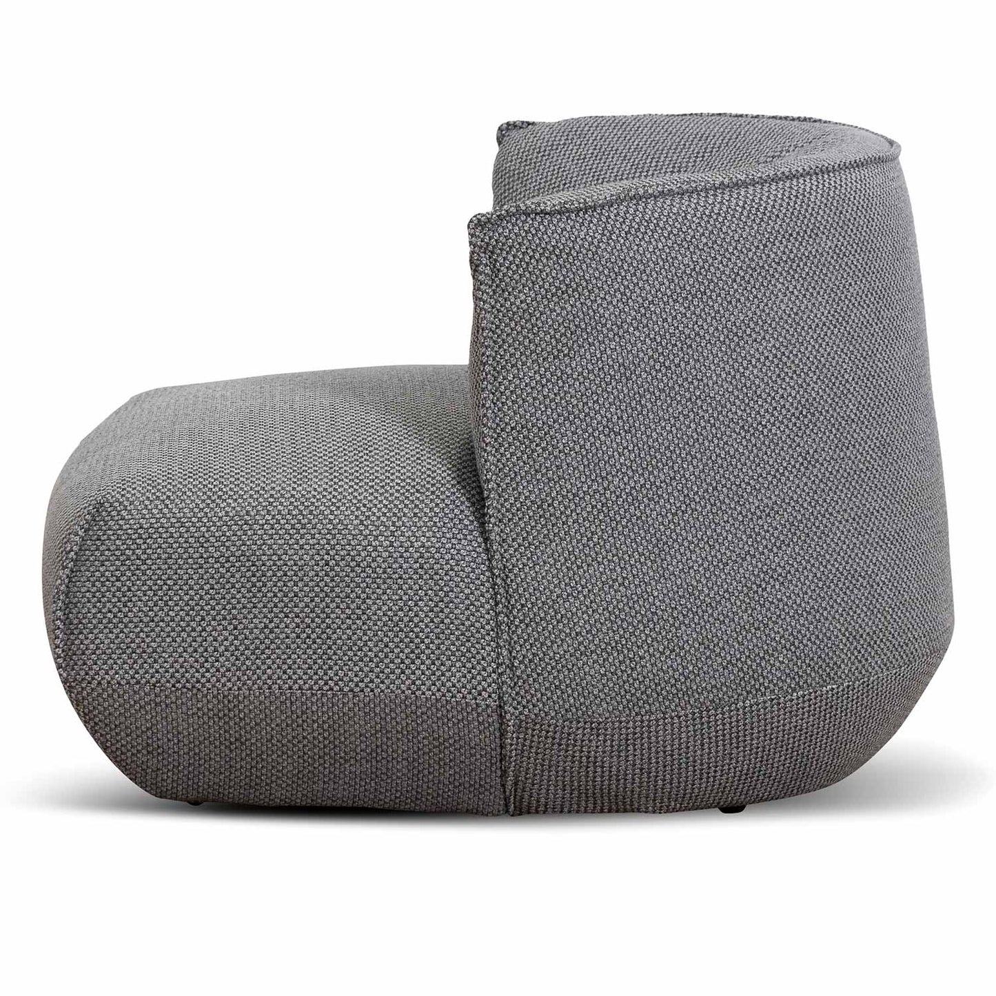 Alita Fabric Lounge Chair - Noble Grey