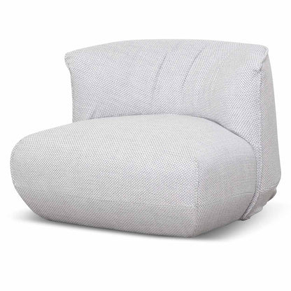 Alita Fabric Lounge Chair - Passive Grey