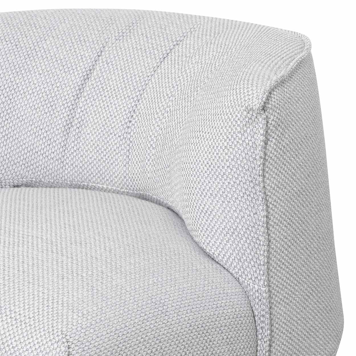 Alita Fabric Lounge Chair - Passive Grey