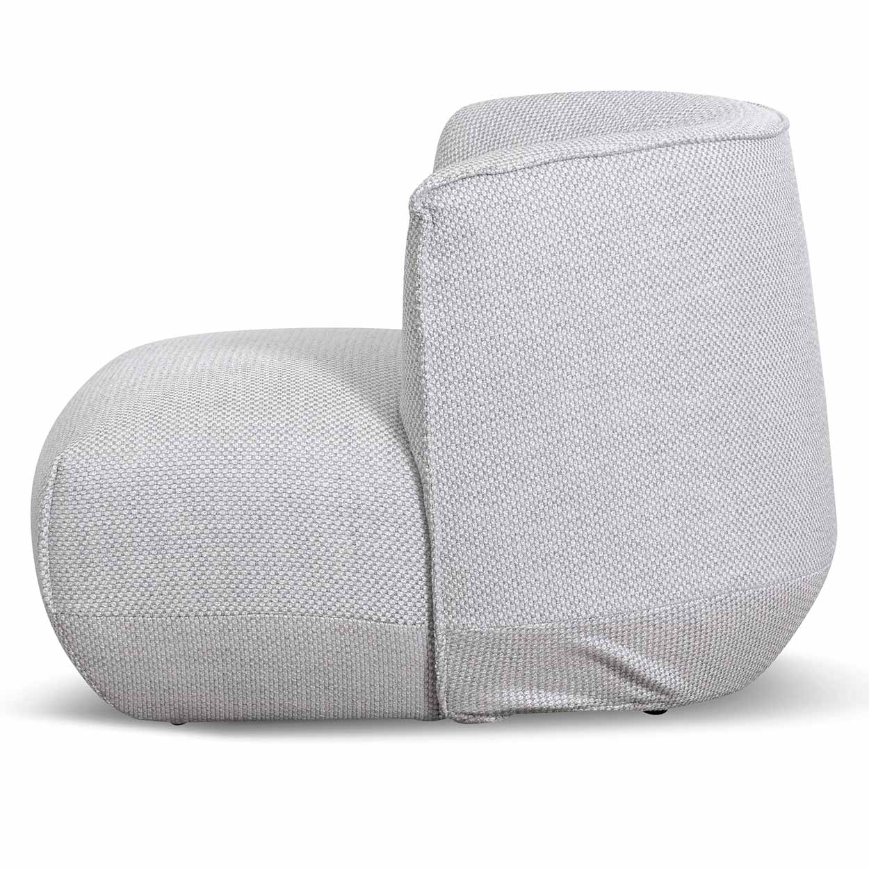 Alita Fabric Lounge Chair - Passive Grey