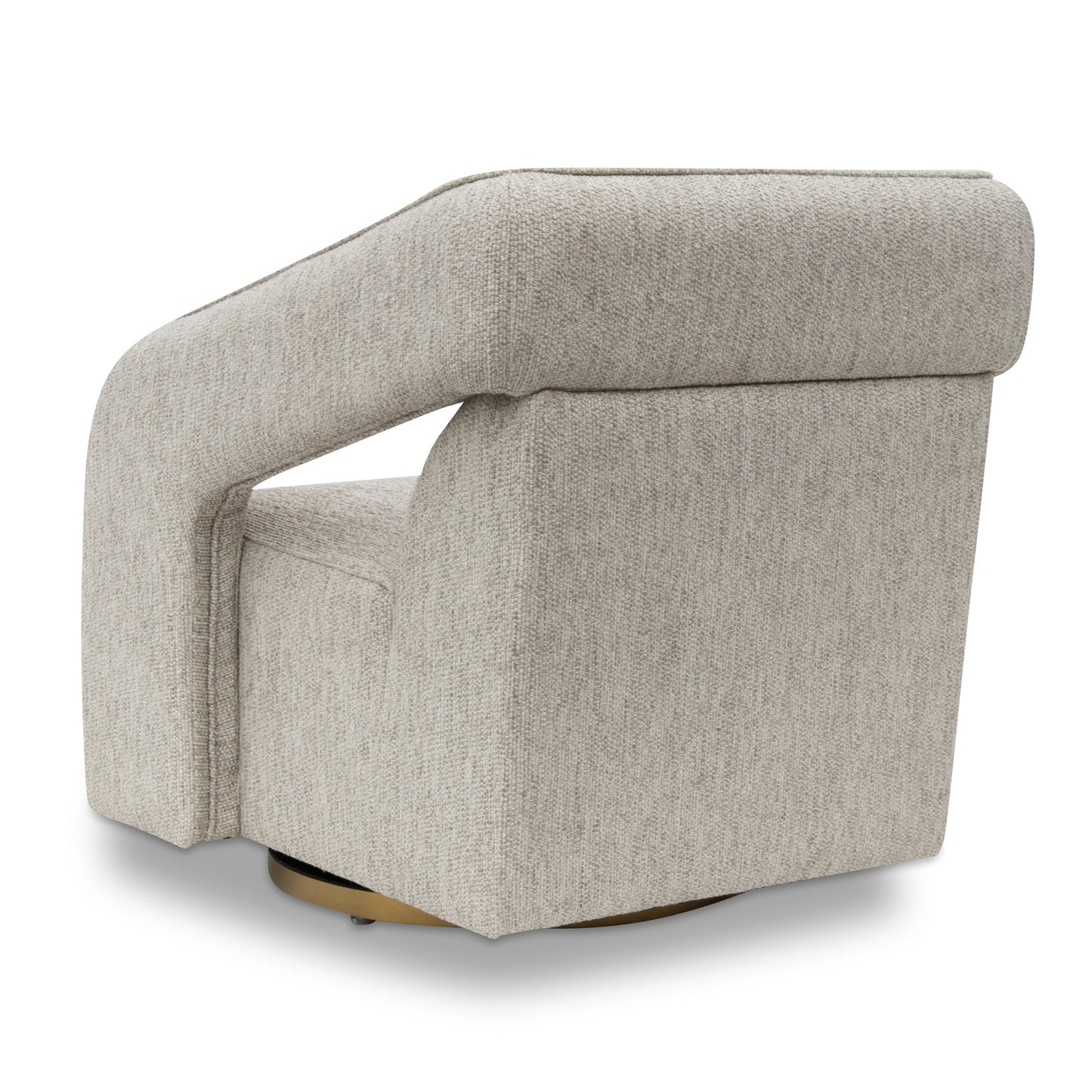 Cadence Swivel Armchair - Light Grey