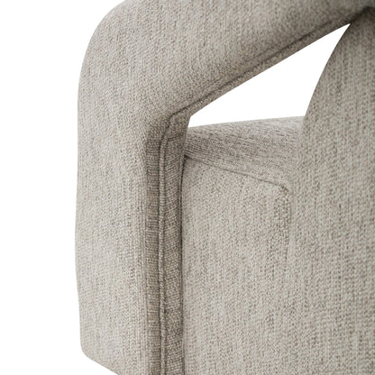 Cadence Swivel Armchair - Light Grey