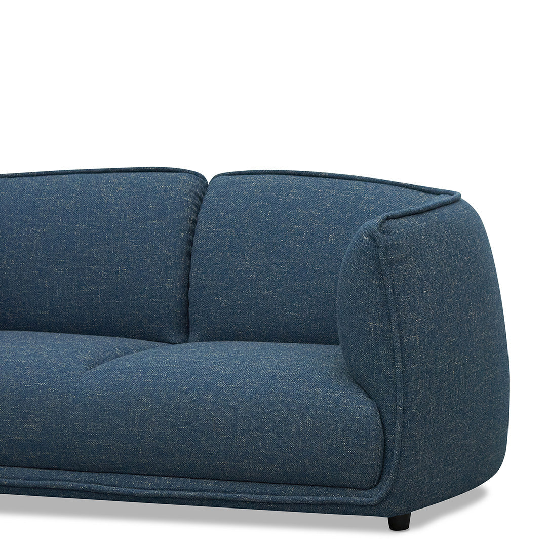 Chapman 2 Seater Fabric Sofa - Dark Blue