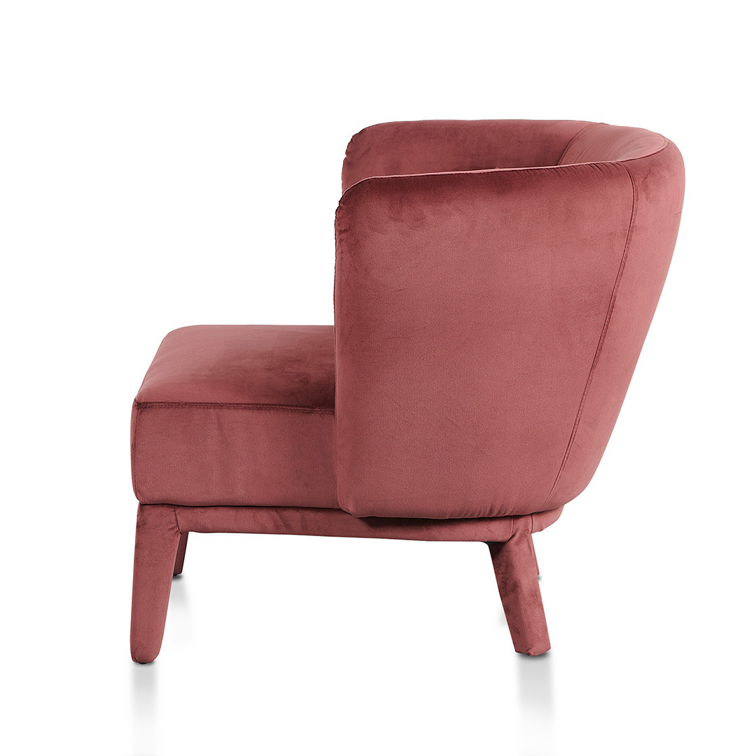 Daley Fabric Armchair - Elegant Plum