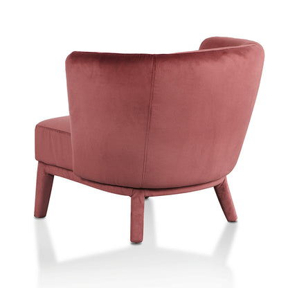 Daley Fabric Armchair - Elegant Plum