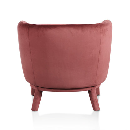 Daley Fabric Armchair - Elegant Plum
