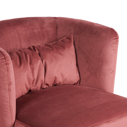 Daley Fabric Armchair - Elegant Plum