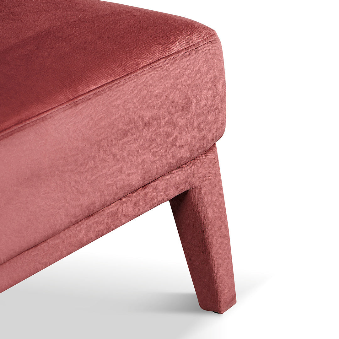 Daley Fabric Armchair - Elegant Plum