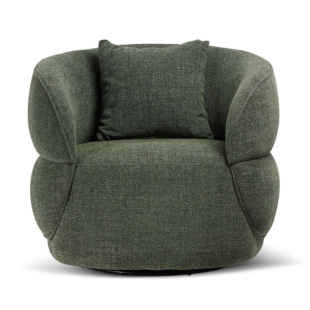Arima Swivel Armchair - Moss Green
